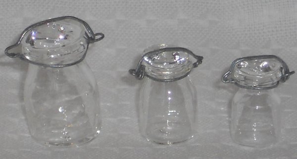 Einweckgläser / Einweckglas, 3 Stück